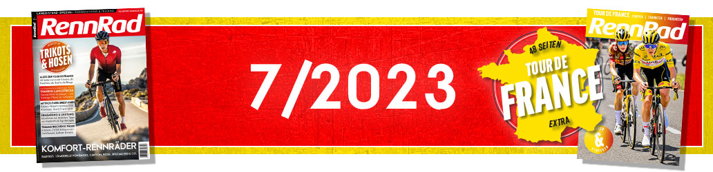 RennRad 7/2023, Banner